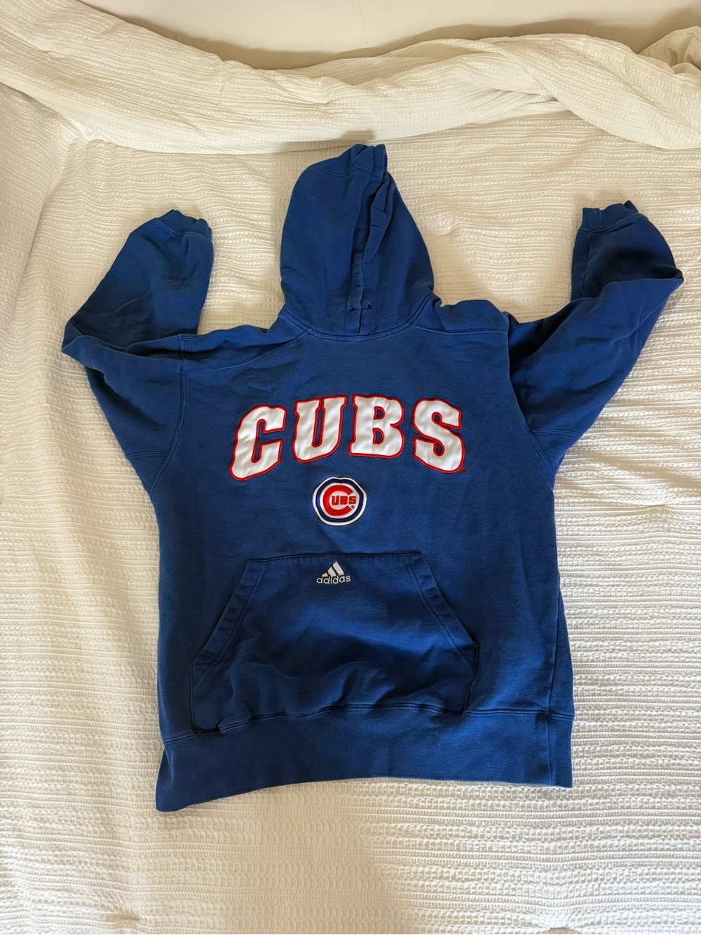 adidas Royal Blue Hooded Sweatshirt